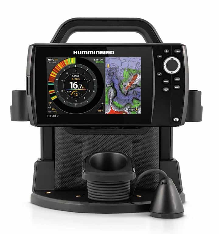 humminbird ice helix 7 fish finder unit