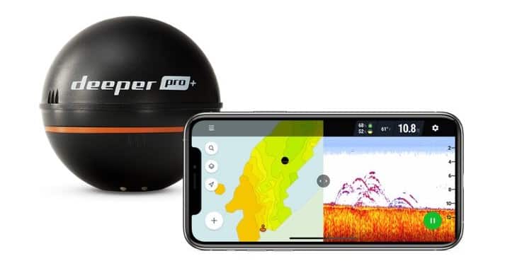 deeper pro plus portable fish finder