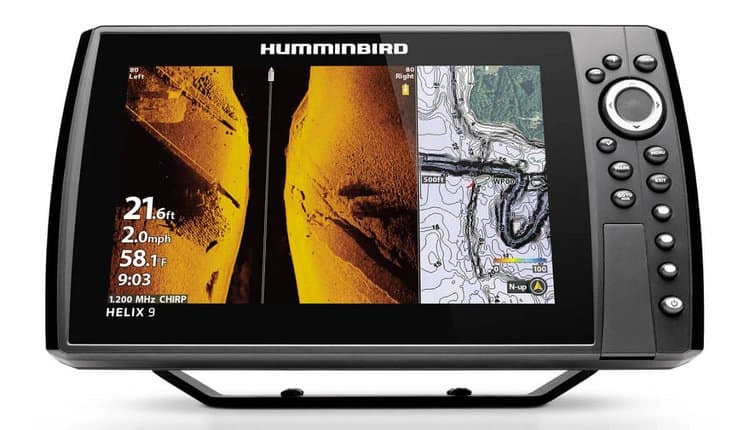 humminbird helix 9 mega si g4n display