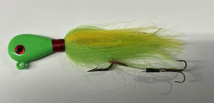 walleye hair jig